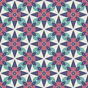 Ornate Decorative Item Image Imprime: Islamic geometric seamless vector pattern