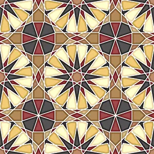 Traditional Islamic Decoration Imprime: Islamic geometric seamless vector pattern