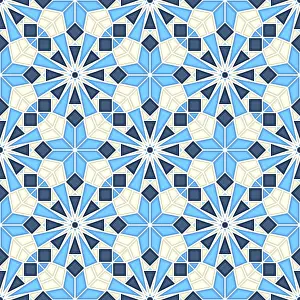 Arabic Architecture Design Imprime: Islamic geometric seamless vector pattern