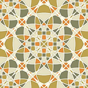 Seamless Vector Art Imprime: Islamic geometric seamless vector pattern