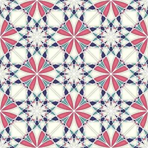 Traditional Islamic Decoration Imprime: Islamic geometric seamless vector pattern