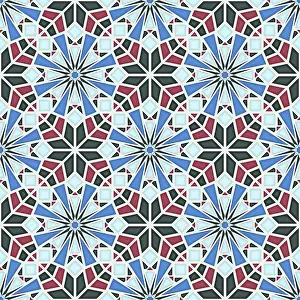 Traditional Islamic Decoration Imprime: Islamic geometric seamless vector pattern