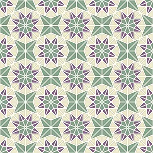Arabic Architecture Design Imprime: Islamic geometric seamless vector pattern
