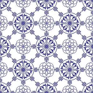 Traditional Islamic Decoration Imprime: Islamic geometric seamless vector pattern