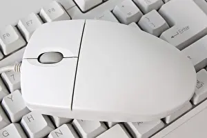 Computer Hardware Imprime: Keyboard and the mouse for a computer