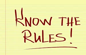 Symbolic Picture Meaning Imprime: Know The Rules Concept