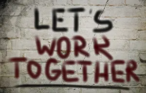 Symbolic Picture Imprime: Let's Work Together Concept
Let's Work Together Concept