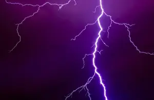 Stormy Atmosphere Europe Imprime: Lightning during a thunderstorm