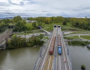 Stuttgart 21 Project Imprime: Load test on the Neckar Bridge