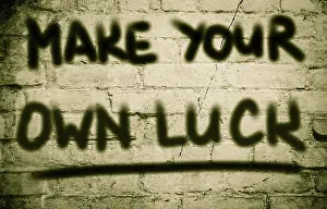 Lucky Charm Symbolism Imprime: Make Your Own Luck Concept