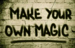 Symbolic Picture Concept Imprime: Make Your Own Magic Concept