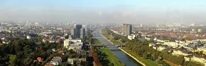 Mannheim Panorama Imprime: Mannheim from above