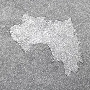 Impresiones de Mapa de Guinea, fondo de plata, fondo del mapa Guinea Imprime: Mapa de Guinea, fondo de plata, fondo del mapa.