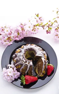Sweet Cherry Treats Imprime: Marble cake with cherries