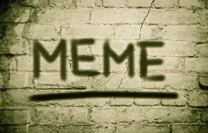 Symbolic Picture Meaning Imprime: Meme Concept