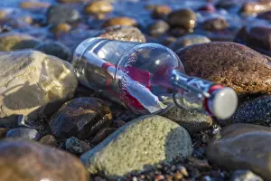 Northern Germany Scenery Imprime: Message in a bottle