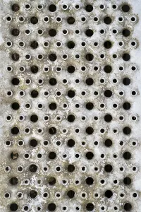 Full Format Background Image Imprime: Metal grid with pattern, full format