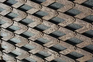 Metal Background Texture Imprime: Metal surface as a background texture pattern