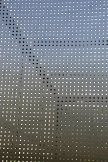 Deserted Metal Background Imprime: Metal surface as a background texture pattern
