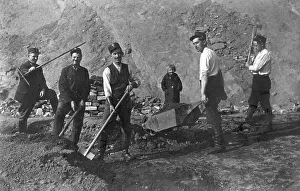 Power Generation History Imprime: Mining, coalmining workers, 1920s