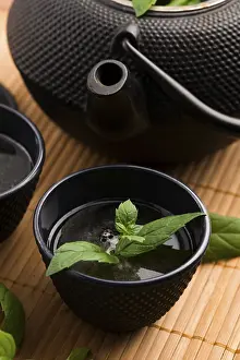 Empty Grocery Store Scene Imprime: Mint tea