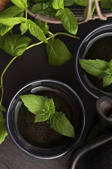 Deserted Grocery Store Scene Imprime: Mint tea
