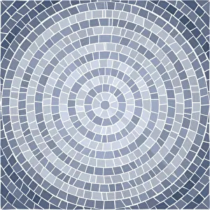 Colorful Interior Design Imprime: Mosaic tile vector template, seamless pattern