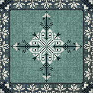 Marble Floor Pattern Imprime: Mosaic tiles background, seamless vector pattern