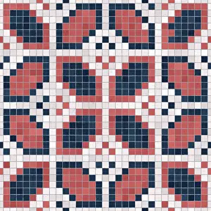 Abstract Mosaic Pattern Imprime: Mosaic tiles background, seamless vector pattern
