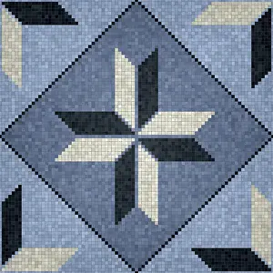 Seamless Vector Pattern Imprime: Mosaic tiles background, seamless vector pattern