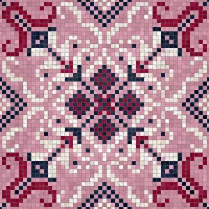 Seamless Vector Pattern Imprime: Mosaic tiles background, seamless vector pattern