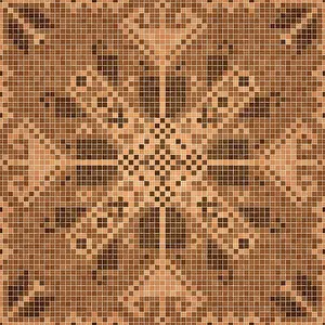 Seamless Vector Pattern Imprime: Mosaic tiles background, seamless vector pattern