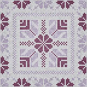 Seamless Vector Pattern Imprime: Mosaic tiles background, seamless vector pattern