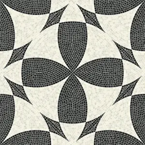 Seamless Pattern Background Imprime: Mosaic tiles, repeating pattern. Vector template