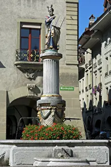 Christian Statue Europe Imprime: Moses with the 10 Commandments