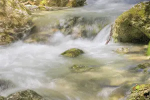 Time Exposure Waterfalls Imprime: Mountain stream