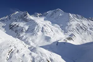 Rural Landscape Imprime: Mutmal mountain ridge and Mt Mutmalspitze