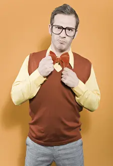 Self Confident Man Imprime: Nerd