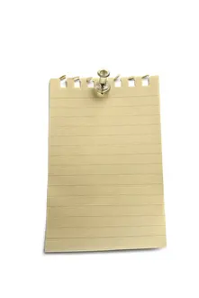 Cut Out Image Imprime: Note with a pin