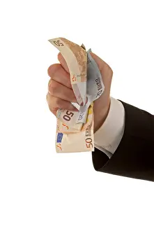 Means Of Payment Options Imprime: Notes in the hand