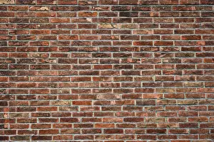 Deserted Construction Site Image Imprime: Old brick wall texture background