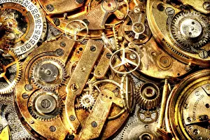 Old Clockwork Germany Imprime: Old clockwork, Germany