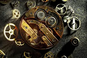 Old Clockwork Germany Imprime: Old clockwork, Germany