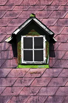 Deserted House Architecture Imprime: Old dormer window