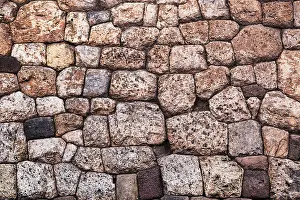 Historic District Travel Photography Imprime: Old and solid masonry as a background