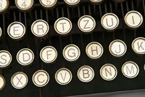 Close Up Typewriter Imprime: Old typewriter
