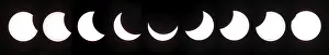 Sun Moon Alignment Imprime: Partial solar eclipse