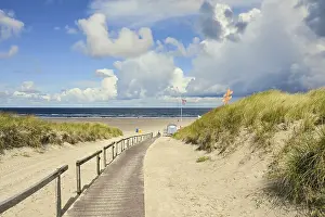 Lower Saxony Germany Imprime: Path to the bathing beach at Schoolpad