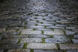 Deserted Coastline Imprime: Pattern of a cobblestones that can be used as background or overlay