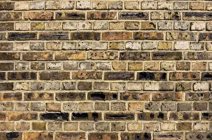 Deserted Brick Walls Imprime: Pattern and structure of a brick wall